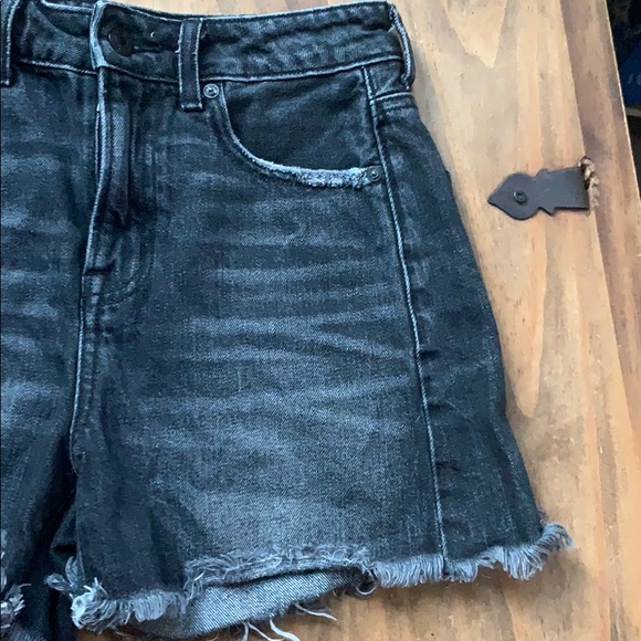 American Eagle | High-Waist Denim Shorts - Picture 7 of 8